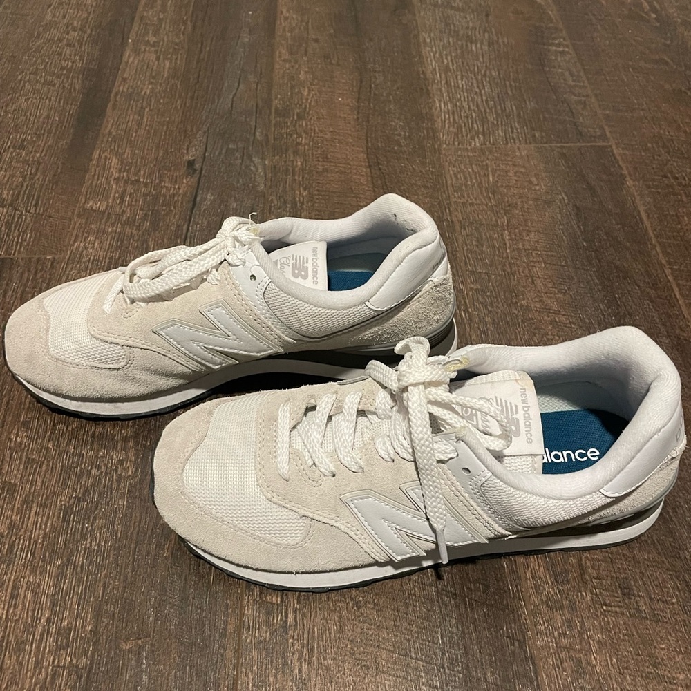 New Balance 574 Core Nimbus Cloud with White
